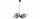 Pendelleuchte 4-flammig Rauchglas blendarm E27 L:60 cm