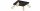 Deckenspot Schwarz Gold Metall GU10 B:30 cm dekorativ