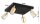 Deckenspot Schwarz Gold Metall GU10 B:30 cm dekorativ