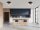 Deckenspot verstellbar Schwarz Gold Metall GU10 B:20 cm