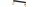 Deckenspot schwenkbar Metall Schwarz Gold GU10 L:40 cm