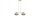 Pendelleuchte 2-flammig Beige Gold E27 L:50 cm Metall