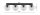 Deckenleuchte Glas Metall Schwarz 4-flammig E27 L:60 cm