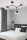 Deckenleuchte Glas Metall Schwarz 3-flammig E27 L:60 cm