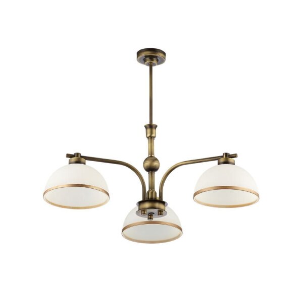 Deckenleuchte SARAI Glas Metall Ø68cm 3xE27 Lampe
