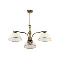 Deckenleuchte SARAI Glas Metall &Oslash;68cm 3xE27 Lampe