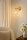 Wandlampe Retro Schirm Glas Metall Gold E27 T:20 cm