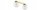 Deckenlampe 2-flammig Glas Metall Gold E27 40 cm Retro