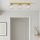 Deckenleuchte 3-flammig Glas Metall Gold E27 L:60 cm