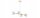 Pendelleuchte 4-flammig Glas Metall Gold E27 L:15 cm