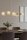 Pendelleuchte 6-flammig Glas Metall Gold E27 90 cm