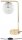 Tischleuchte Retro Metall Glas Metall Gold E27 38 cm