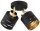 Deckenspot verstellbar Metall Schwarz Gold E27 L:15 cm