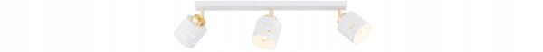 Deckenspot verstellbar Weiß Gold E27 L:60 cm Modern