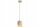 Pendelleuchte Beige Gold Metall E27 B:10 cm Modern