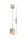 Pendelleuchte Beige Gold Metall E27 B:10 cm Modern