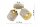 Deckenspot schwenkbar 2-flammig E27 L:32 cm Beige Gold