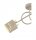 Deckenleuchte 2-flammig Beige Gold E27 L:30 cm Modern