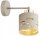 Wandleuchte Metall Beige Gold E27 T:20 cm wohnlich