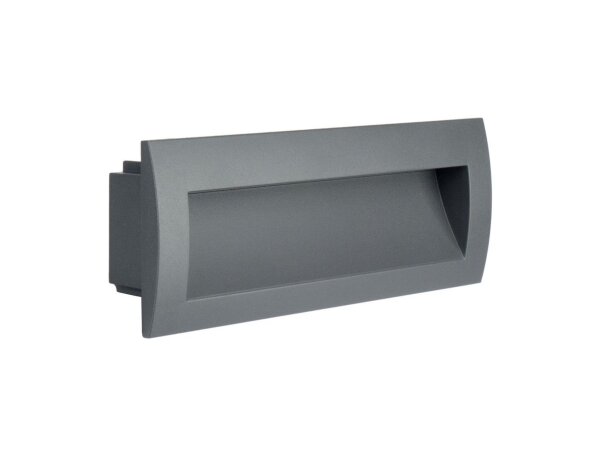 LED Einbaustrahler Anthrazit Alu IP65 3000/4500/6500 K