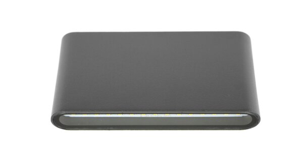 Up Down Wandleuchte Alu Anthrazit IP54 3000 K B:17,5 cm