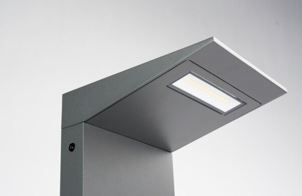 LED Wegeleuchte Aluminium IP65 65 cm 4000 K Schwarz
