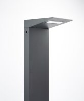 LED Wegeleuchte Aluminium IP65 65 cm 4000 K Schwarz