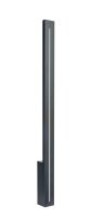 LED Wandlampe Außen Alu Schwarz IP65 4000 K H:81 cm