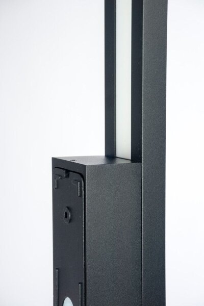 LED Wandleuchte Schwarz Aluminium IP65 4000 K H:101 cm