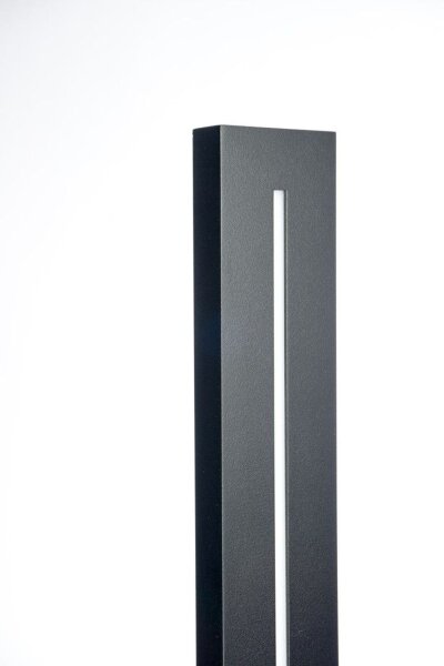 LED Wandleuchte Schwarz Aluminium IP65 4000 K H:101 cm