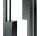 LED Wandleuchte Schwarz Aluminium IP65 4000 K H:101 cm