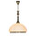 Deckenleuchte rund Ø40cm Messing antik Weiß Lampe