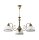 Deckenleuchte Messing antik 3xE27 MARLOW Esszimmer