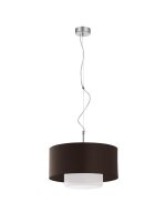 Pendelleuchte Stoff Glas &Oslash;35cm Esszimmer Lampe