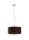 Suspension Marron Verre Tissu VERRONA Salle &agrave; manger