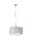 Lampe &agrave; suspendre VERRONA tissu verre &Oslash;35cm salle &agrave; manger