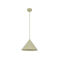 Pendelleuchte Metall Gr&uuml;n E27 rund &Oslash;26 cm dekorativ