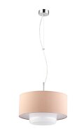 Suspension Beige Blanc Rond VERRONA Lampe de salle...