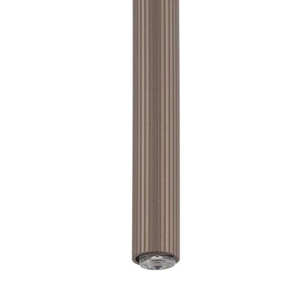 Pendelleuchte Metall Braun G9 rund B:5,2 cm dekorativ