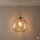 Pendelleuchte Glas Sandfarben Cognac E27 Ø35 cm modern