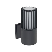 Außenwandleuchte Uplight Weiß Grau E27 H:20...
