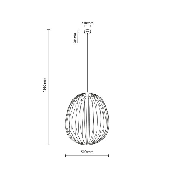 Pendelleuchte Metall Sandfarben GX53 Ø50 cm Drahtschirm
