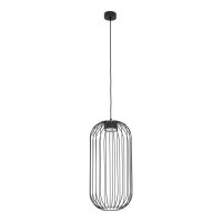 Pendelleuchte Metall Schwarz GX53 rund &Oslash;25 cm Draht