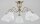 Deckenleuchte 5-flammig Glas Chrom Metall E27 L:64 cm