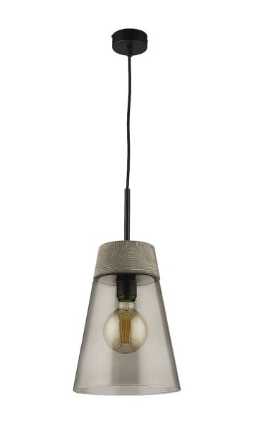 Rauchglas Pendelleuchte rund ARAVAE Küche Esstisch