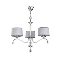 Lustre AELUA Chrome Gris Ø74cm 3xE27 Table de...