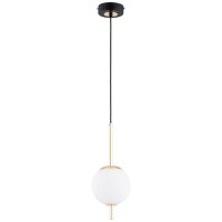 Hängelampe Glas Schwarz E14 L:15 cm Modern dekorativ