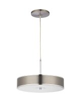 Lampe à suspendre ronde en métal...