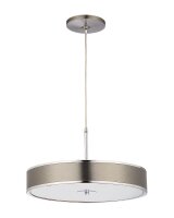 Pendelleuchte rund in Silber &Oslash;48cm LORSAN Esstisch