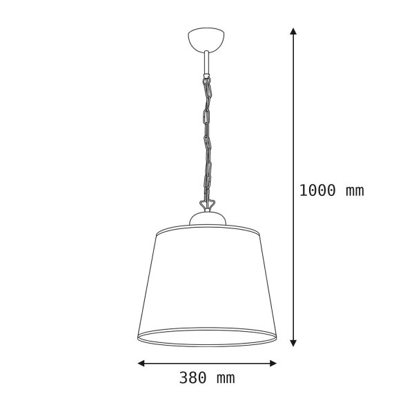 Suspension Blanc Ø38cm confortable LOCOLA Salle à manger